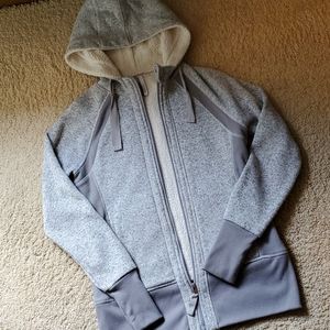 Ideology Sherpa-Like Lining Zip Up Hoodie